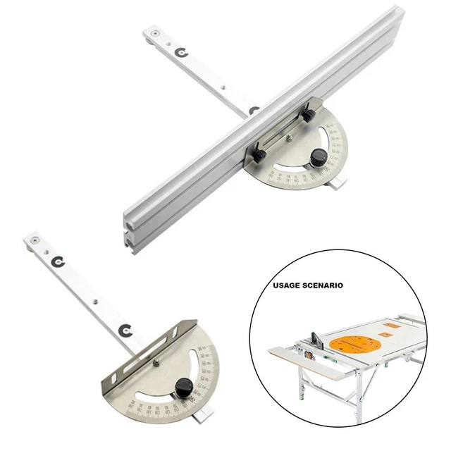 Jauge à onglets de scie à table de travail du bois pratique avec bouchon de vo