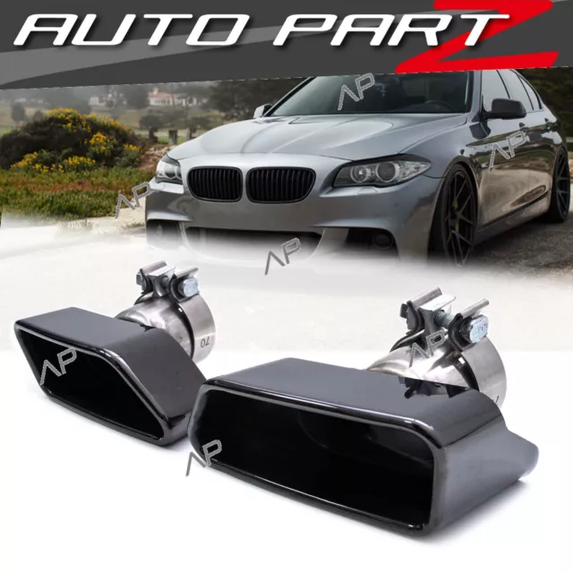 LOT DE PANNEAUX d'échappement noirs carrés + accessoires convient pour BMW  Série 5 F10 F11 550 M lot EUR 193,00 - PicClick FR