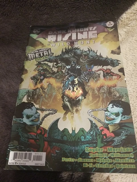 Dark Knights Rising The Wild Hunt # 1 Foil Cover 2018 Dc Comics 🔑