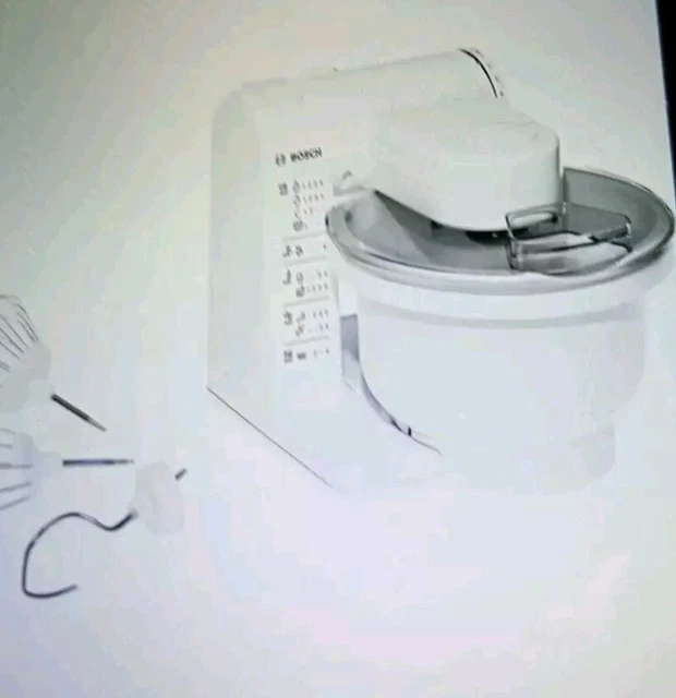 BOSCH MUM44R1 KÜCHENMASCHINE Küchengerät Rührgerät Weiß 500W EUR 75