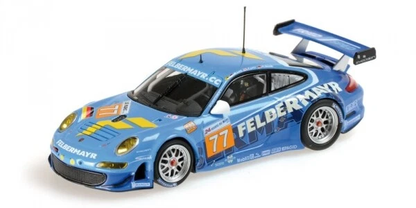 Porsche 997 GT3 RSR 97 24 Heures du Mans 2010 Minichamps 410106997 - Miniatures Autos Motos