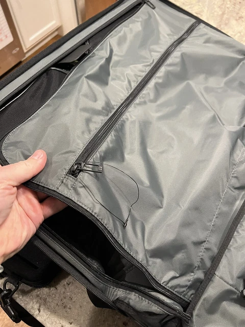 Tumi T-Tech Wheeled Black Ballistic Nylon  Carry-On 14.5"x22"x8.5" Garment Bag 5