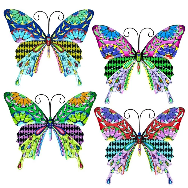 Craft Garden Pendant Wall Hanging Ornaments Sculptures Butterfly Decorations