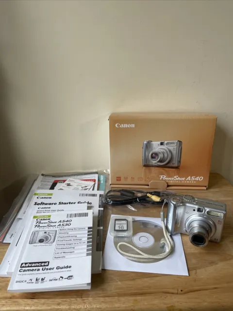 Canon PowerShot A540 6.0MP Digital Camera - Silver