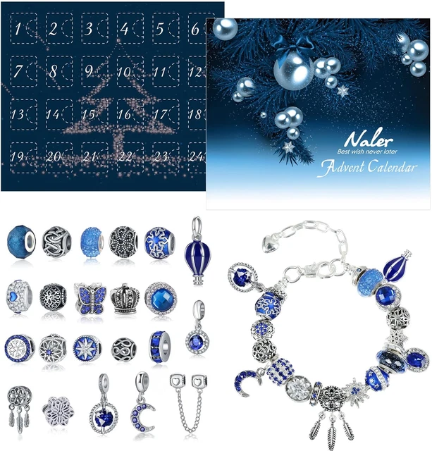 Calendario Dell'Avvento 2025 Con Gioielli Fai Da Te Per Ragazze – 24 Giorni Di Sorprese Con Bracciali E Ciondoli