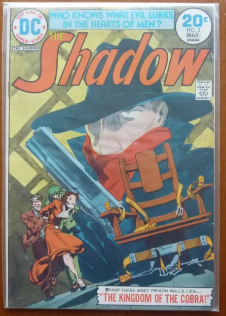 The Shadow #3..Mike Kaluta..denny O'neil..dc Bronze Age 1974..Cents..fn+