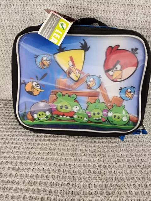 Angry Birds Red Bird Insulated Lunch Bag School Travel Snack, Lenticular Front