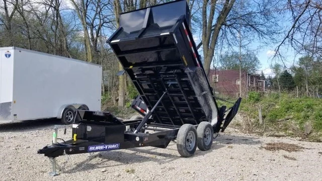 2023 Sure-Trac 6x10 Single Ram Low Pro Dump Trailer