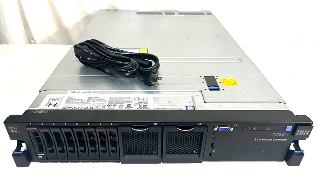 IBM SAN Controller 2U Intel 16-Core 3.4GHz CPU 64GB RAM 4x 8Gb FC 2x 750W PSUs
