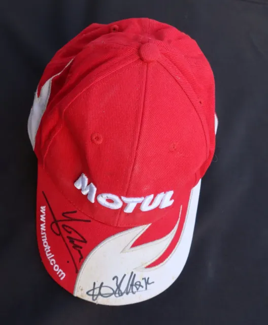 Casquette signée MOTUL Yvan Muller Beltoise autographe SIGNED HAT CAP