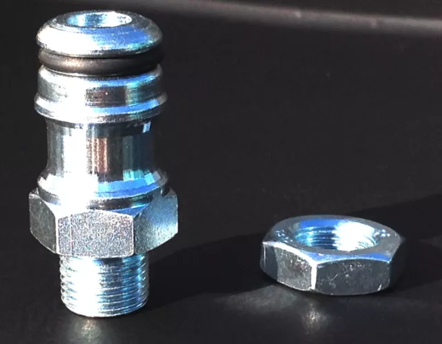 Water hose connector nozzle for riding mower, lawn mower, zero turn mower