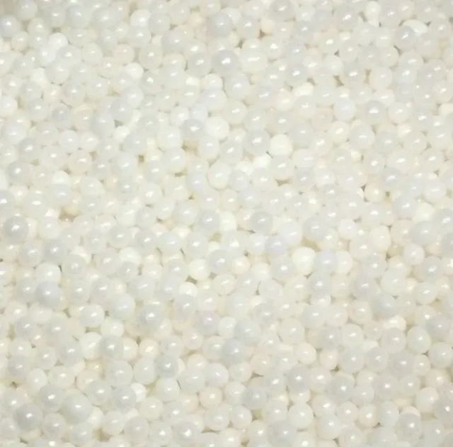 Edible Sugar Pearls Dragees Sprinkles White 2 mm Edible Balls Cup Cake Topper