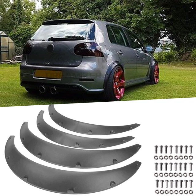 Buy 4Pcs 2.75''/70m Universal Flexible Car Fender Flares Extra Wide