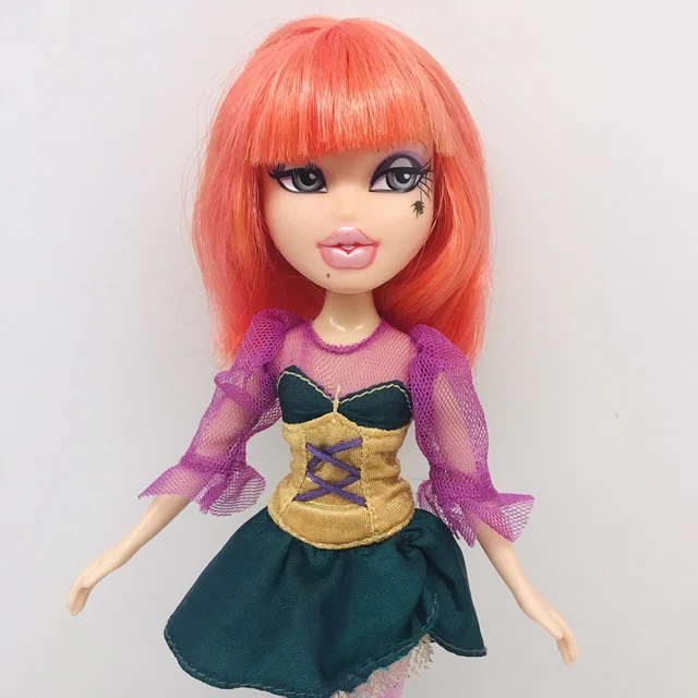 Bratz Doll With Orange Hair Bratz 2001 Meygan Curly Red Hair 10" Glitter Eye Shadow And Bratz Doll With Orange Hair Bratz 2001 Meygan Curly Red Hair 10" Glitter Eye Shadow And