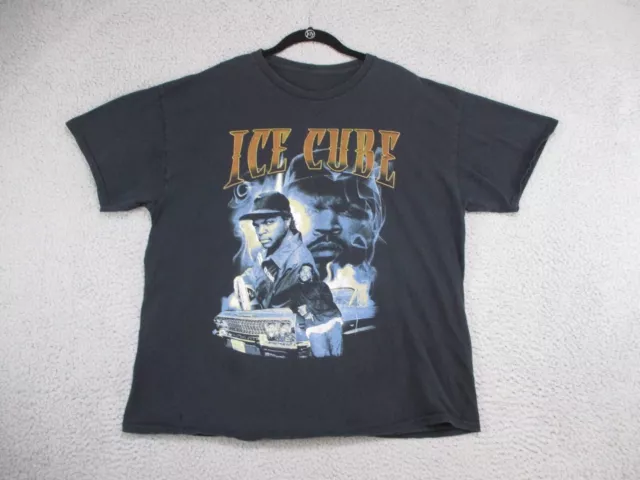 Ice Cube Rapper Hip Hop Mens Shirt Black Size Extra Large Cotton Graphic Tee Car