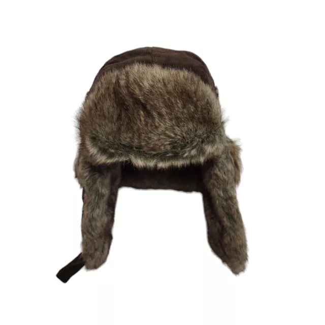 Barts Fur Deluxe Brown Faux Fur Hat UK Unisex One Size CC984