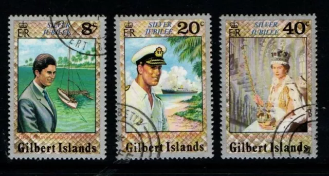 Gilbert Islands 1977 Silver Jubilee SG48-50 Used see note