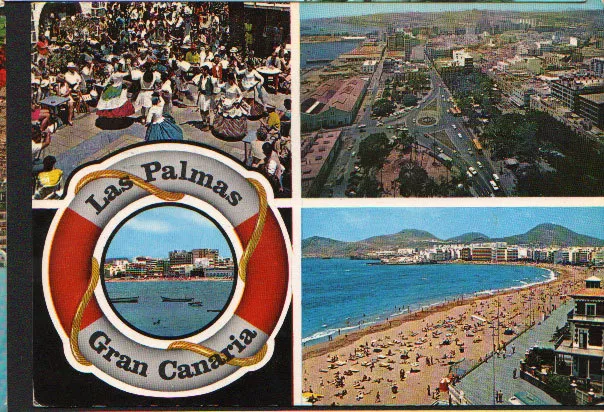 Postal Las Palmas De Gran Canaria Islas Canarias Postcard Postkarte      Cc02023