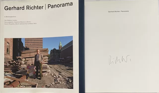 Gerhard Richter signiert Tate Panorama Original Unterschrift Autogramm signed