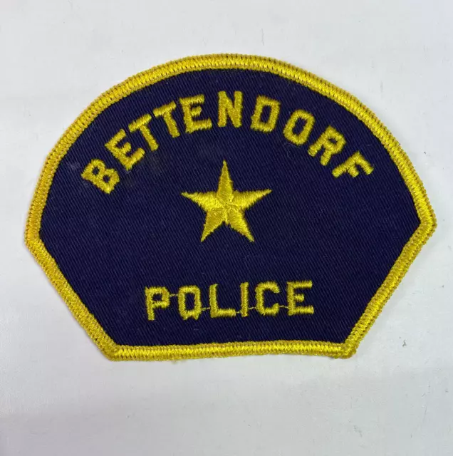 Bettendorf Police Iowa IA Patch C3