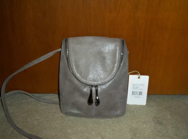 Hobo International Fern Titanium Gray Leather Crossbody bag-NWT!!