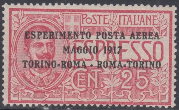 ITALY Sc #C1 CPL VLH -  SPECIAL DELIVERY # E1 OVERPRINTED