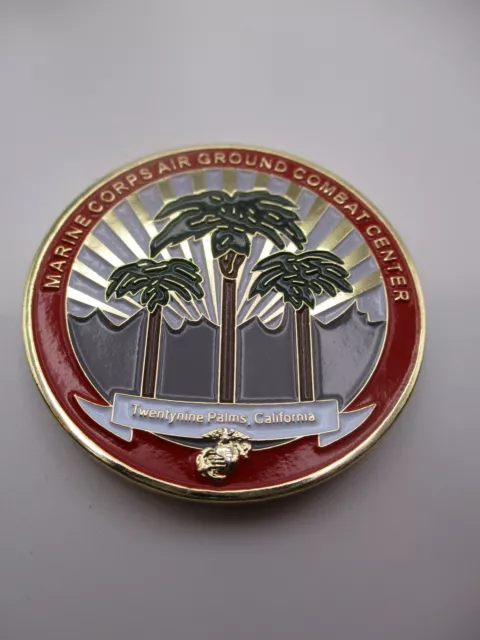 US Marine Corps Air Ground Combat Center Twentynine 29 Palms Challenge Coin NEW