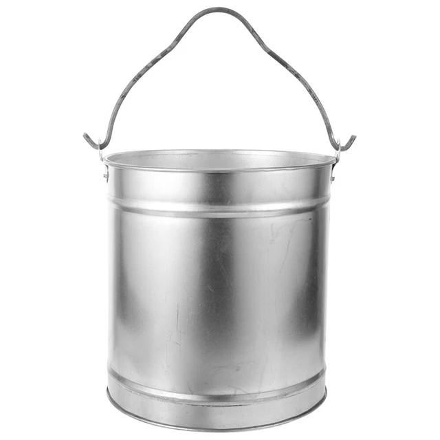 Fireplace Ash Bucket Metal Coal Bucket Handle Coal Bin Barbecue Burner Bucket