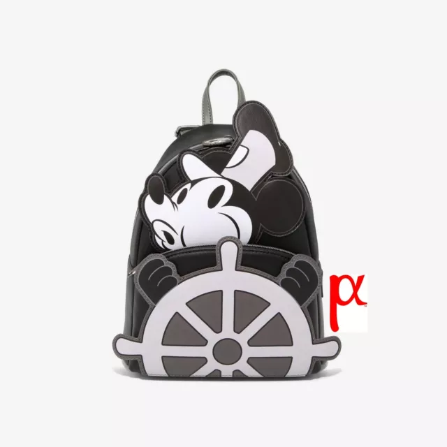 LOUNGEFLY DISNEY STEAMBOAT Willie Film Reel Mini Backpack BNWT FREE SHIPPING 59.99 PicClick UK