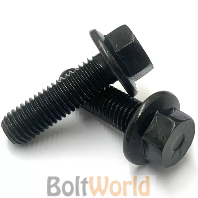 M8 M10 M12 M14 M16 Fine Pitch Thread Flanged Hex Bolts High Tensile Grade 10.9