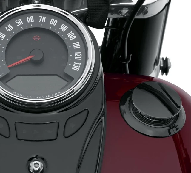 HARLEYDAVIDSON SOFTAIL FLUSH Mount Fuel Cap Gloss black 61100210 £88.
