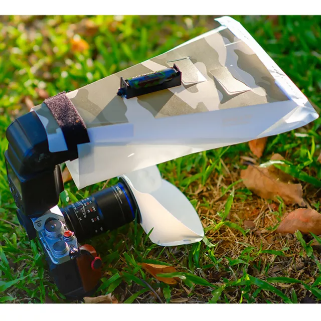 Cubierta reflectora de fotografía macro difusor caja blanda para lámpara de flash linterna