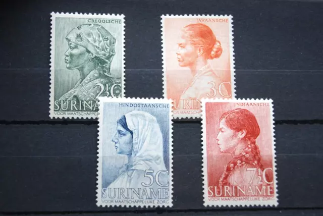 Netherlands Colonies Stamps. 1940 SURINAME SET. MM. SCARCE.