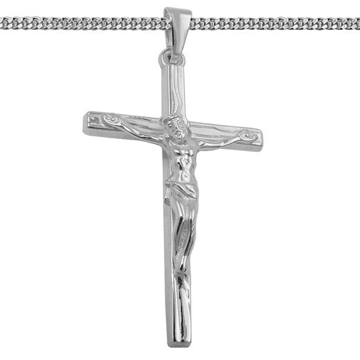 Kreuz Kette Konfirmation Mädchen Premium Kreuz-Anhänger Mit Zirkonia & 925er Silber Kette – Perfekt Zur Kommunion, Konfirmation Oder Taufe Silber Kreuz 925
