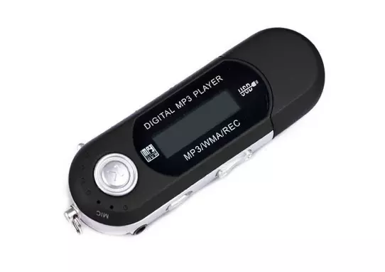 USB - Micro SD - LCD Display- AAA Powered MP3 Music Player / FM Radio / Recorder