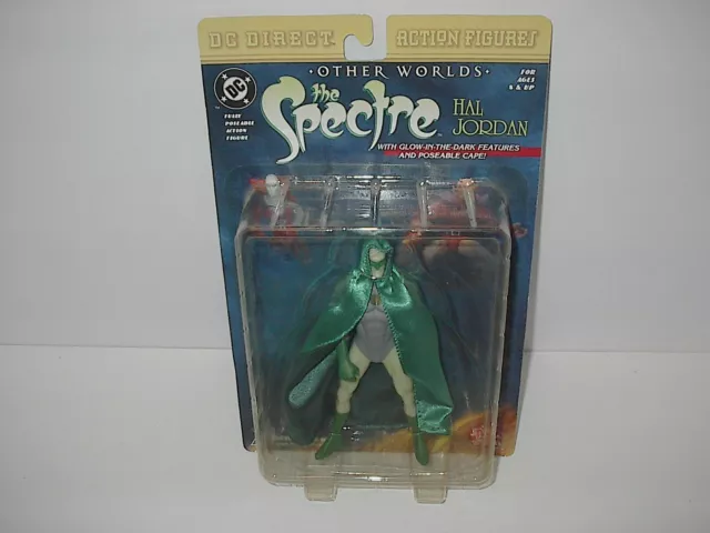 Figura De Acción Dc Direct Spectre Hal Jordan 6" Glow In The Dark Jsa 2001 Nueva.