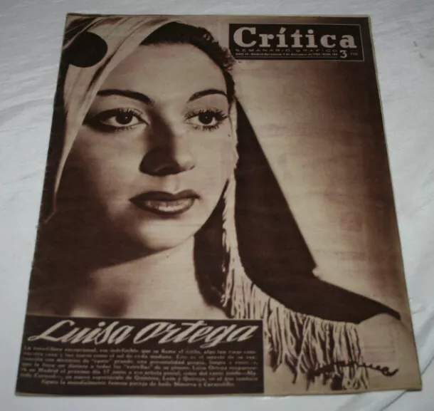 GARBO Magazine No. 1206 Maria Luisa San Jose María Duran Las Grecas Jose  Cantudo