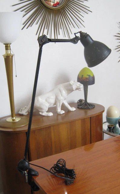 Lampe De Table Design Années 90 - Métal Chromé Et Altuglass, Hauteur 85cm