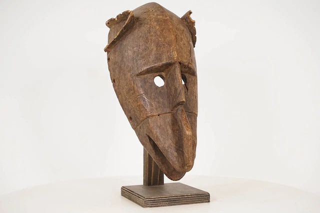 Bamana African Mask w/ Custom Stand - Mali 3