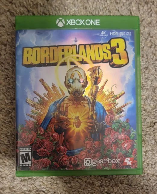 Borderlands 3 Microsoft Xbox One. Includes Gold Skin Weapons Pack DLC Pre-Owned