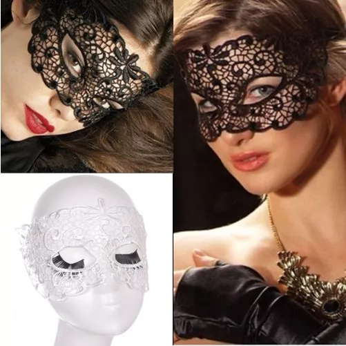 Venezianische Gesichtsmaske Augenmaske Karneval Fasching Spitze Spitzen Maske C