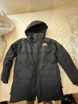 THE NORTH FACE Mens Uk S Black Katavi Sherpa Fleece Foderato Parka ...