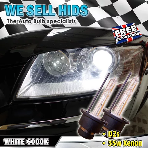 2x D2S 5000K HID Xenon Bulbs OEM Replacement Headlight Lamps 35W  AUDI A3 A4 A8