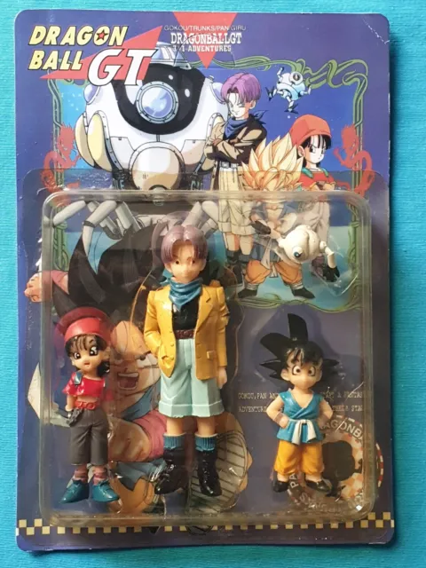 Figuras de PVC Dragon Ball GT 3+1 Adventures - Gokou/Tronks/Pan/Giru - Bootleg