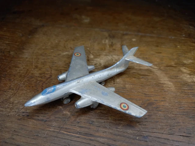 Avion Dinky Toys 63 Potez - France - Zamak Gris - Occasion