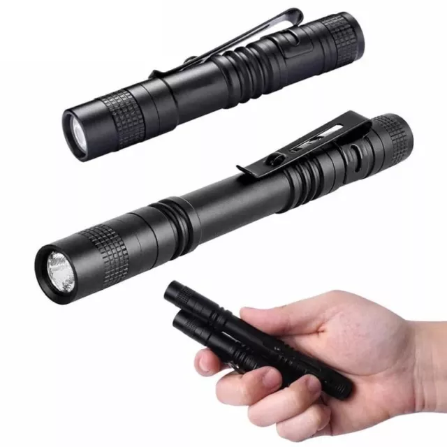 Pen Light Mini Portable LED Flashlight For Dentist Camping Hiking 1 Switch Mode