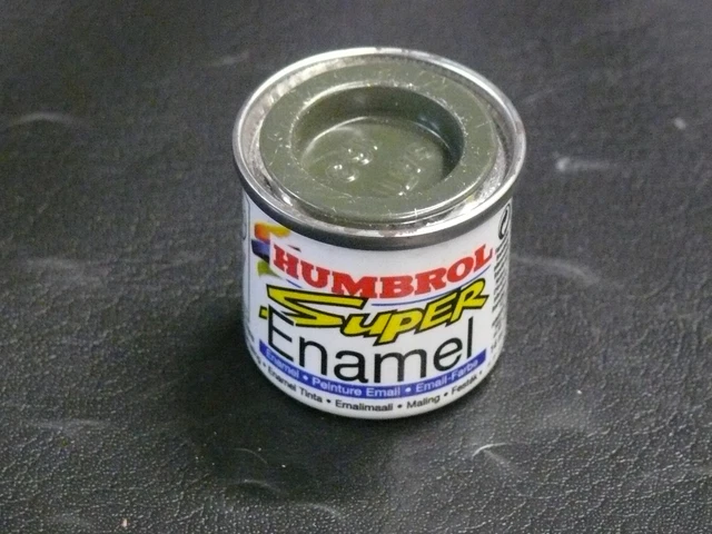 Peinture Humbrol Enamel 28 Gris Camouflage Mat - 14ml - Fabriqué Au Royaume-Uni