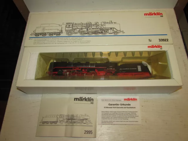 Märklin 33922 Delta Digitale Pista H0 BR41 Locomotiva a Vapore Il Dr Bn 41 001