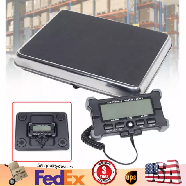Digital Postal Scale Weight Shipping Postage Scales Mail Letter Package Black