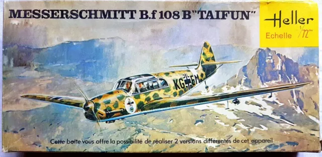 Heller 077 Messerschmitt Bf 108 B Taifun 1:72 Neu, Bauteile versiegelt in OVP